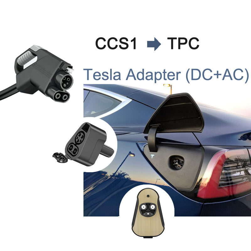 Model S 3 X Y, Portable Tesla Adapter Support Level 1&2 and Level 3 Fast Charging Station