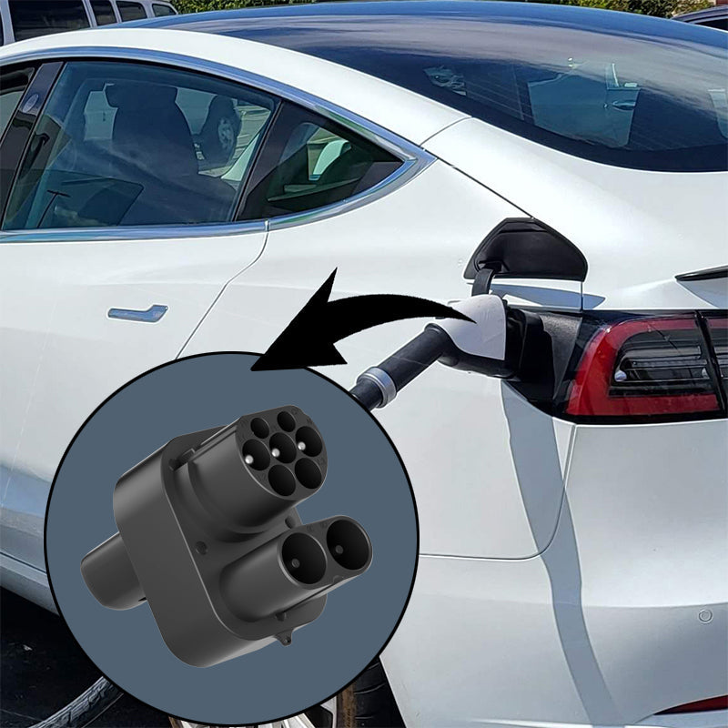 CCS2 to Tesla Dual(DC+AC) Adapter: Charge Your Tesla Hassle-Free in Europe