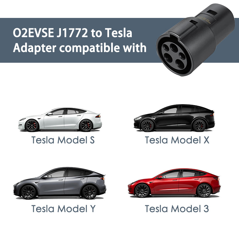 O2EVSE Tesla To J1772 + J1772 To Tesla Adapter